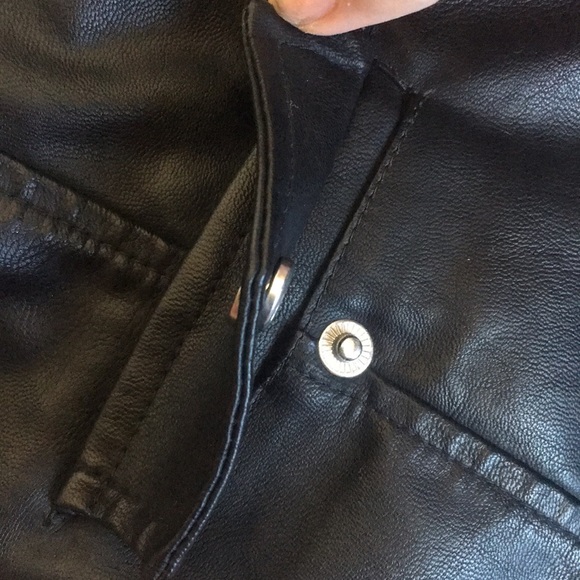 L H&M LEATHER DRESS - Picture 3 of 7